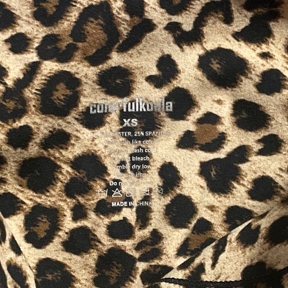 Colorfulkoala Women's Size XS Stretch Polyester Yoga Gym Leggings - Picture 5 of 7